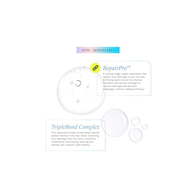 HASK, Mascarilla Reparadora Bond Building, Fortalece e Hidrata con TripleBond