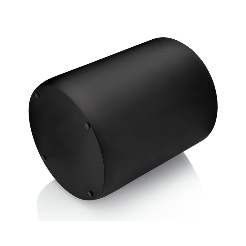 Essentra Home Matte Black Wastebasket Recycling Bin for Office, Trash