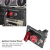 Universal Carbon Fiber Style 12V Ignition Switch Panel Aluminium Alloy