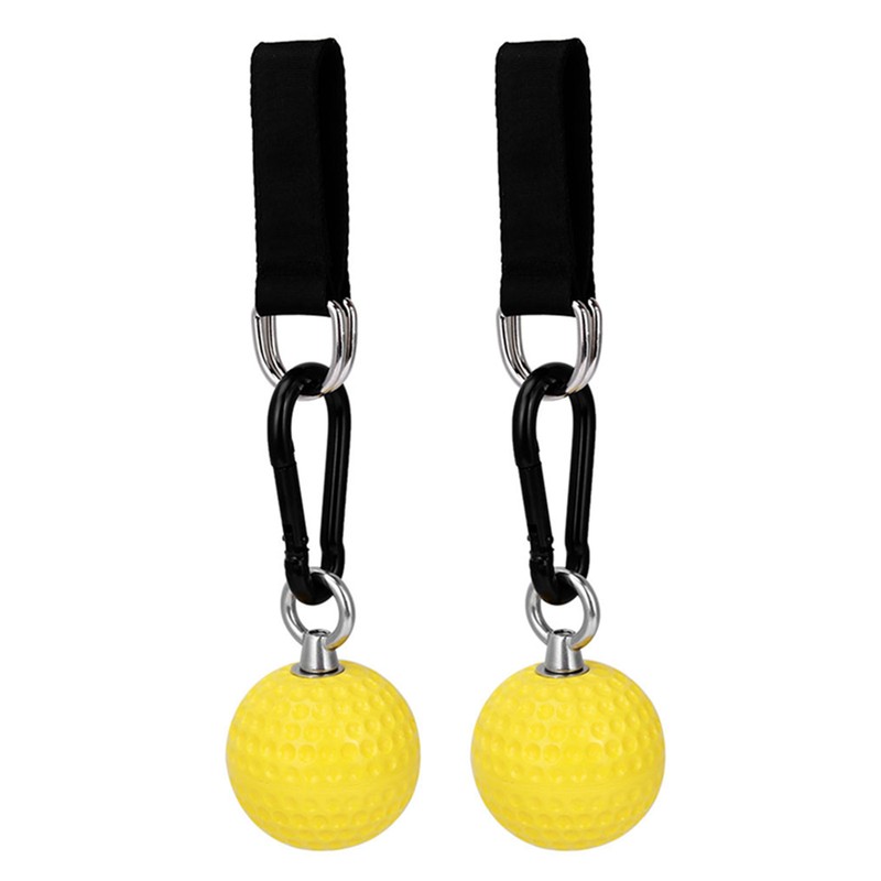 Yellow Pull Up Arm Strength Training Hanging Ball Gym Exercise