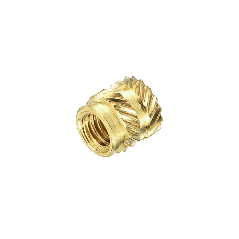 sourcing map Knurled Insert Nuts, 120Pcs M4 x 6mm L