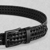 KEMISANT Men's Belt, Leather Belt, Braided Leisure Belt, Golf Belt,