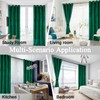 JIUZHEN Green Velvet Curtains for Bedroom - Super Soft Room