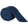 DonDon Mens Handmade Silk Look Ties 6cm, midnight blue