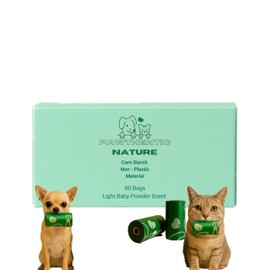 Compostable Dog Poop Bags – 90 Count Value Pack, Extra-Thick 18 Micron, Leak-Proof & Plant-Based, Light Scent, Biodegradable & Eco-Friendly for Dogs & Cats – USA Owned