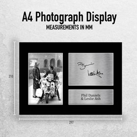 HWC Trading A4 Phil Daniels & Leslie Ash Quadrophenia Gifts Printed Signed Autograph Picture for Movie Memorabilia Fans