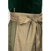 Edelnice Trachtenmode Dirndlschürze Livia Gold, Khaki, Schlicht, für Midi Dirndl