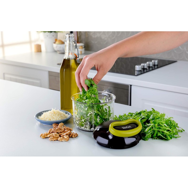 Tefal K1321324 Manual Chopper 5 Seconds | with Special Puree