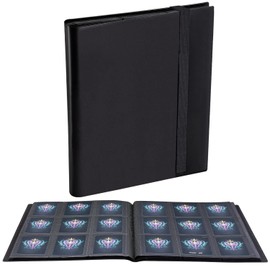 JIQEZNL Card Binder, 432 Pockets Upgraded Trading Card Binders, Cards Collection Binder 9 Pocket, Side Loading Yugioh Binder Book Holder for MTG, TCG, Sport, Football, Baseball Collector Cards - Black