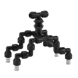 CozyCabin Rainforest Mist Maker Fogger Nozzle 360 Degree Adjustable Reptile Forest Fogger Mist System for Rainforest Tank Terrarium