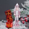SEWACC Christmas Nutcracker Figures Crafts Decor Funny Wooden Nutcracker Soldier