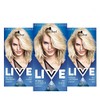 Schwarzkopf Live Intense Blonde Lightener, 3-Pack Permanent Lightening Colour with