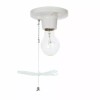 Hyper Tough Basement Garage Closet Room Porcelain On/Off Pull Chain
