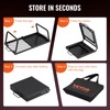 VEVOR Folding Campfire Grill, Heavy Duty Steel Mesh Grate, 22.4"