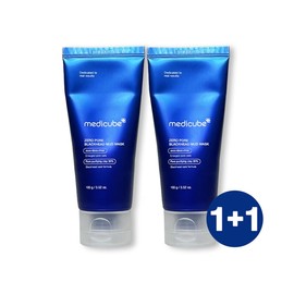 Medicube Latest Manufacturing Pore Shrinkage Zero Pore Blackhead Mud Pack 100g x 2 Pieces / 메디큐브 최신제조 모공수축 제로 모공 블랙헤드 머드팩 100g x 2개입