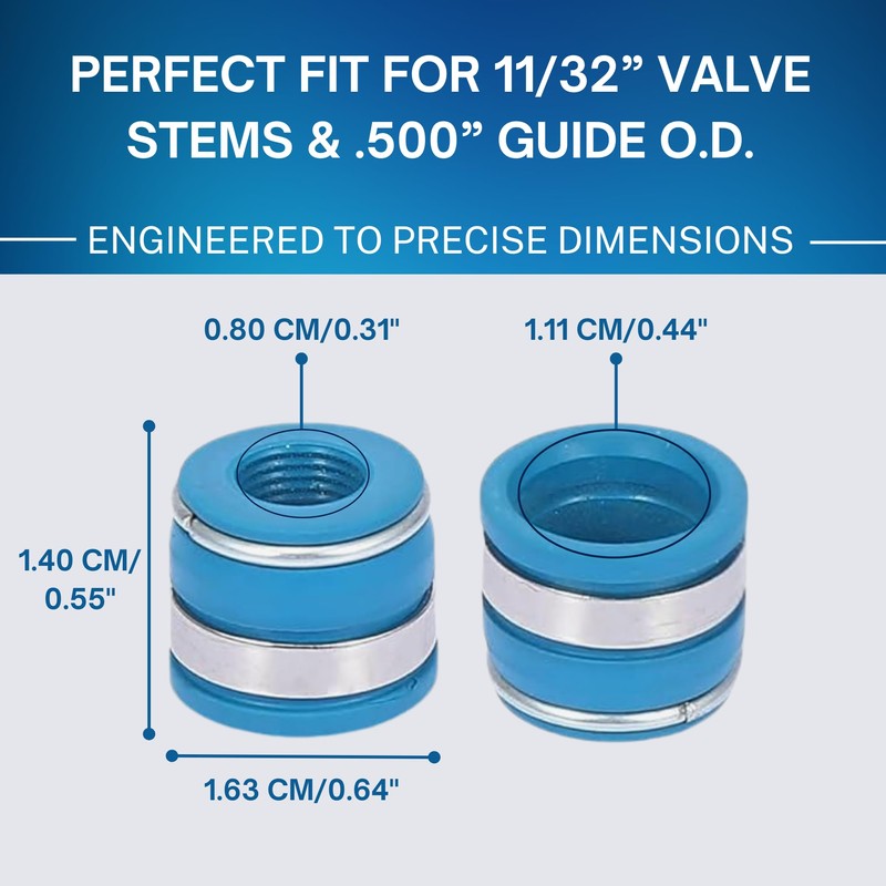 SSI Rubber Positive Valve Stem Seal - Fits an 11/32"