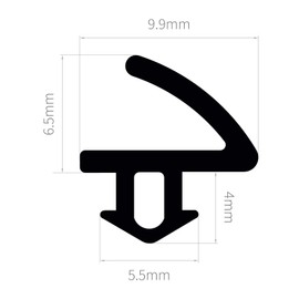 ExtrudaSeal F136 Flipper Gasket Replacement Window Door Draught Excluder Seal - 6m