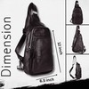 Genuine Italian Leather Unisex Body Bag - Stylish, Durable, and