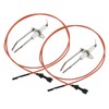 2 Pcs 62-24164-01 Furnace Burner Ignitors, Flame Sensor Ignitors Kit-