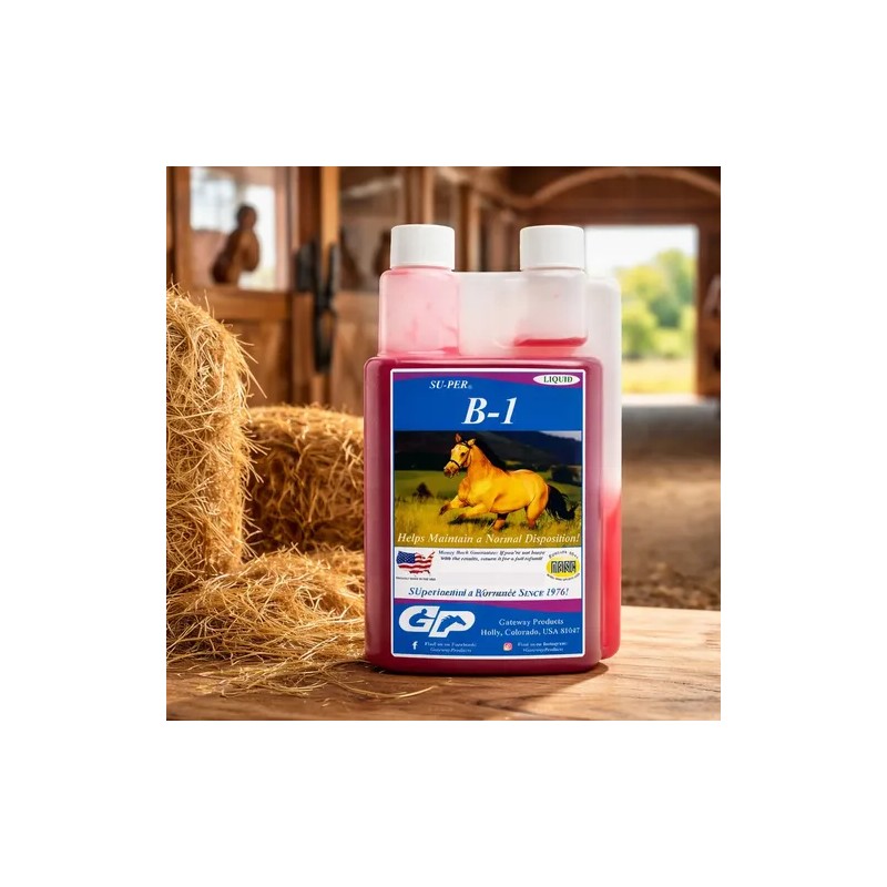 Su-per B-1 Vitamina Liquida 946ml Caballos Equinos