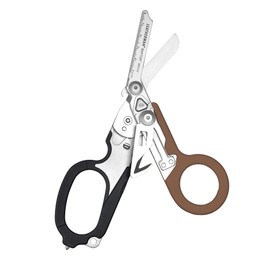 LEATHERMAN - Raptor Rescue - Multitool Rescue Scissors with 6 Practical Functions - Ideal for Professional Emergency Service or Everyday Tasks - Black and Brown