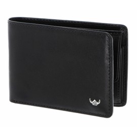 Golden Head Colorado RFID Protect Petite Billfold Coin Wallet Black, black, rfid wallet