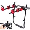 Bike Trunk Mount Rack, 3-Bicycle Car Carrier Rack，Portable Trunk-Mount Bike