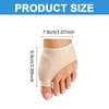 4 Pieces Bunion Corrector Bunion Brace Hallux Valgus Band Metatarsal