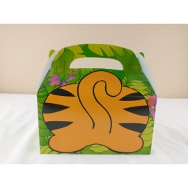 Oriental Trading Zoo Animal Treat Boxes 12 Pcs Monkey Lion Giraffe Elephant Tiger Party Favor Box