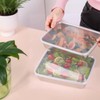 3 Pieces Stainless Steel Crisper Box, Refrigerator Crisper Food Storage