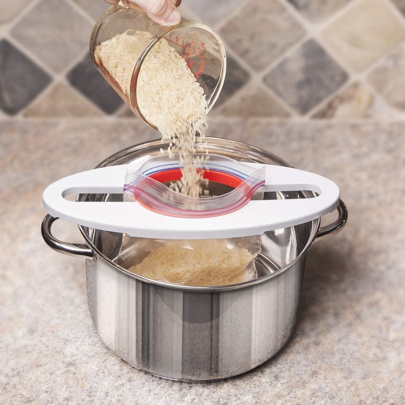 Final Touch Fill & Store Plastic Zip Lock Freezer Bag