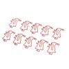 100pcs Santa Paper Clips Slip Resistance Cartoon Cute Lightweight Paperclips