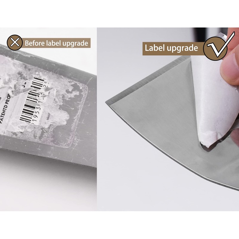 ROLLINGDOG 3 Inch Paint Scraper - Stiff Putty Knife Chisel