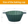 Silicone Cupcake Baking Cups 24 Pack Upgraded Reusable Muffin Liners