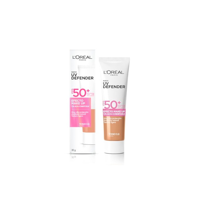 L'Oréal Paris UV Defender Efecto Make Up FPS 50+ 2.0