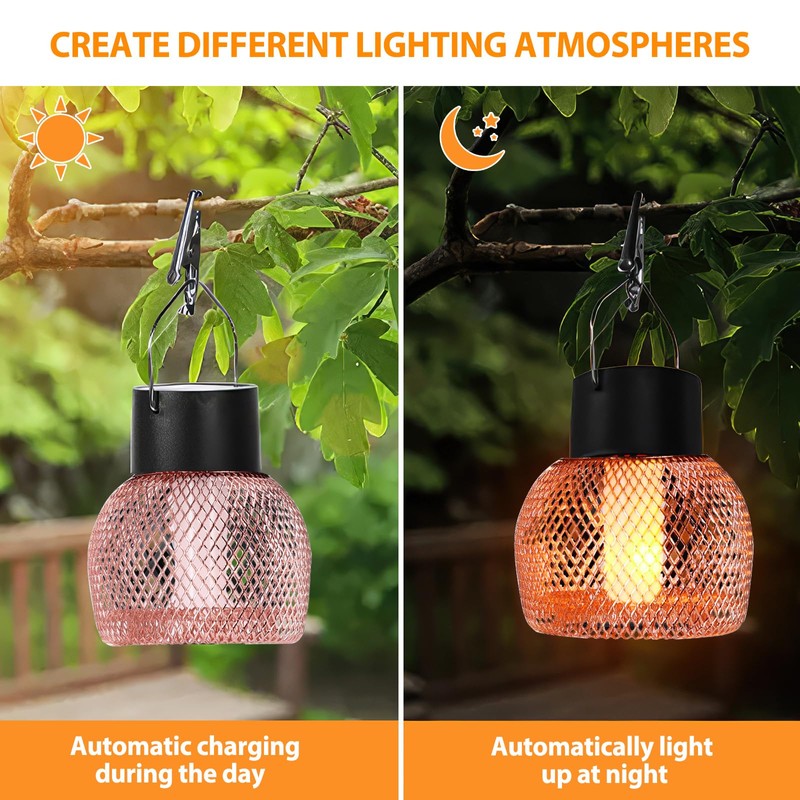 Viitech Pack of 4 Solar Lights Garden Outdoor, IP65 Waterproof