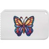 Azeeda 'Stained Glass Butterfly' Plastic Ice Scraper (IC00038434)