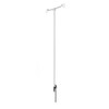 Camping Lamp Pole Retractable Double Light Hooks Retro Style Metal