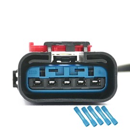 GROBARPART 924-727 Ignition Switch Connector Wiring Harness Pigtail Fit for Dodge Avenger Caliber Caravan Charger Grand Caravan Magnum Nitro Fit for Jeep Wrangler Jk Grand Cherokee Compass 2001-2018