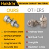 Hakkin Nuts and Bolts 1080Pcs M2 M3 M4 Hex Socket