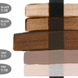 Fluid Acrylics by GOLDEN, Burnt Umber Light, 32 fl. oz. Jar, Professional Acrylic Paint, Semi-Opaque