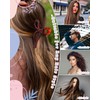 4 PCS Bow Hair Clips Bow Claw Clip for Women