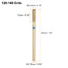 sourcing map 8pcs 120-140 Grits Diamond Grinding Bit 2.5mm Cylindrical