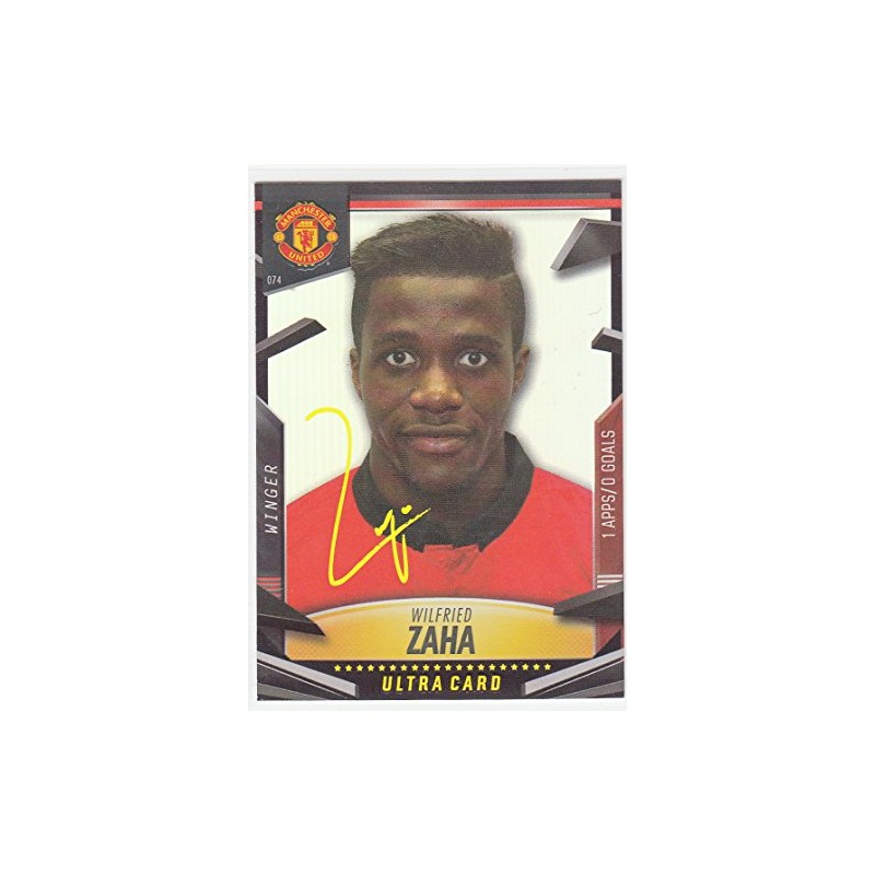 Panini Manchester United 2014 Wilfried Zaha Ultra Signature Card