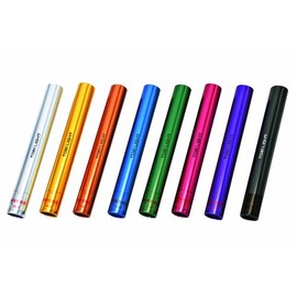 Toei Light G1402 Aluminum Baton Set 8 (Inspection) 8 Colors, 1 Pair with Storage Nylon Case, Diameter 1.5 x Length 11.8 inches (39 x 30 cm), Japan Athletics Federation Certified Product, Red, Blue, Yellow, Silver, Green, Purple, Orange, Black