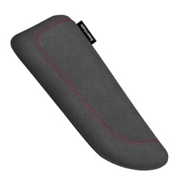 Atsorvicate Car Elbow pad Memory Foam Rest pad Door armrest pad Center Console Knee arm pad Itlian Turn Fur Universal armrestarm pad car Knee Cushion pad Thigh Support Comfort Pillow (red line Right)