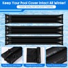 Vincreem 10 Pcs Double Chamber Swimming Pool Cover Water Bag