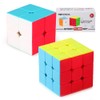 Roxenda Speed Cube Set, Speed Cube Bundle of 2x2x2 and