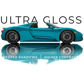 VViViD+ Ultra Gloss Miami Blue Vinyl Car Wrap (1.5ft x 5ft)