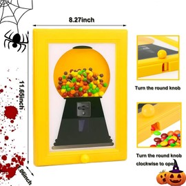 CARETHYS Candy Dispenser Picture Hanging, Candy Frame Dispenser, Handy Fast Distribution Candies, Nuts, Dog & Cat Treats, Suitable For Birthday & Holiday Gifts